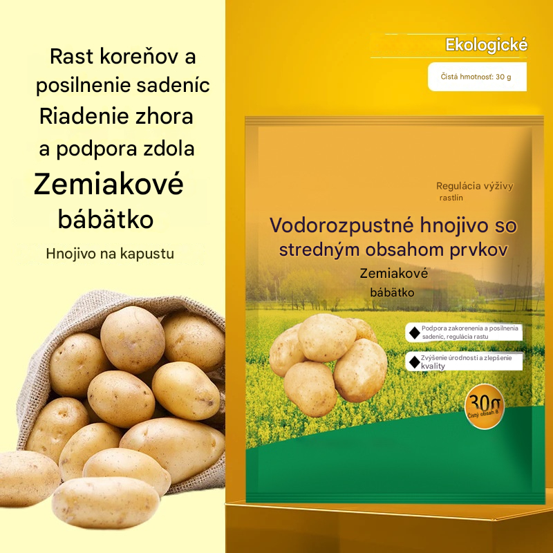 🥔🌱 【🔹 10 συσκευασίες για 21€】Διαλυτό φυλλώδες λίπασμα "Miracle Potato" | Κατάλληλο για πατάτες, φιστίκια, γλυκοπατάτες, ραπανάκια, taro και κρεμμύδια - προάγει την ανάπτυξη των ριζών και αυξάνει την απόδοση