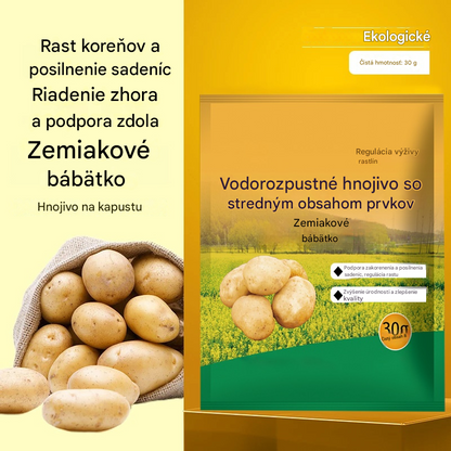 🥔🌱 【🔹 10 συσκευασίες για 21€】Διαλυτό φυλλώδες λίπασμα "Miracle Potato" | Κατάλληλο για πατάτες, φιστίκια, γλυκοπατάτες, ραπανάκια, taro και κρεμμύδια - προάγει την ανάπτυξη των ριζών και αυξάνει την απόδοση