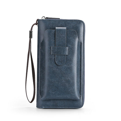 【30%OFF】】💼🔥Αγοράστε 1 και πάρτε 1 δωρεάν🔥Πολυλειτουργικό πορτοφόλι για άνδρες, χειροποίητο από γνήσιο δέρμα, σε νέο στυλ