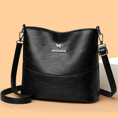 👜👜Τσάντα ώμου/χιαστί μεγάλης χωρητικότητας από γνήσιο δέρμα