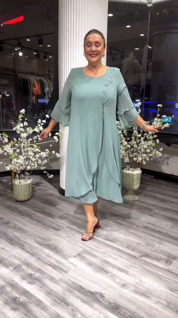 🌸💥🔥【S-5XL】❤️ Νέο φόρεμα από σιφόν υψηλής ποιότητας του 2026