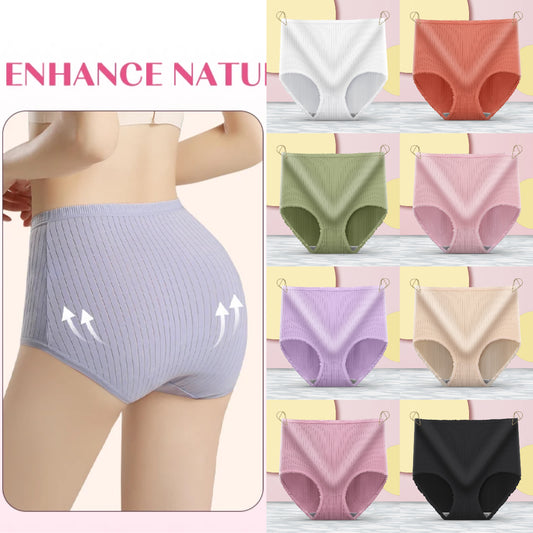 8 τεμάχια για 26 ευρώ【🔥Αγοράστε 4 και κερδίστε 4 δωρεάν】Γυναικεία plus size, αδιάβροχα, αντιβακτηριδιακά, ψηλοκάβαλα, ψηλοκάβαλα, εσώρουχα πλήρους μεγέθους