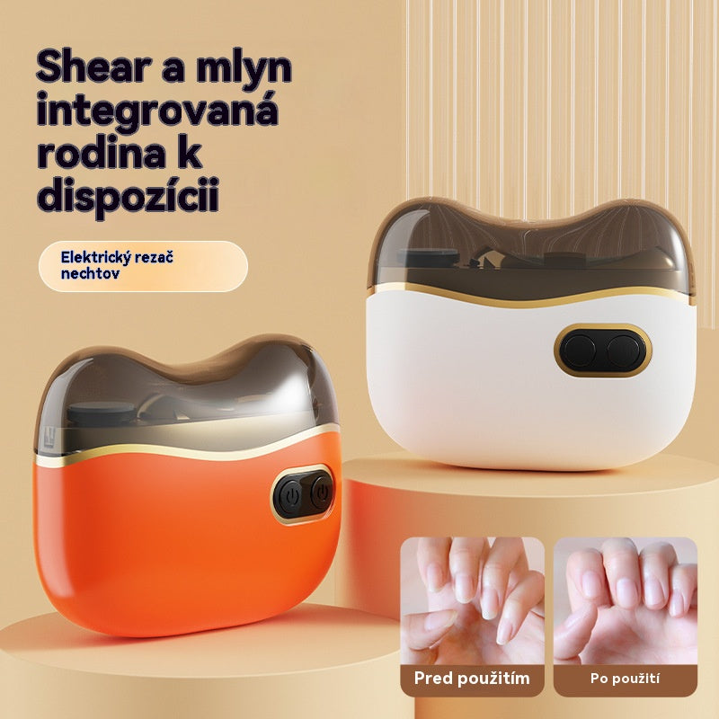 ✂️💅🔥 Πολυλειτουργικός Ηλεκτρικός Τρίφτης Νυχιών, Ηλεκτρικό Κόφτης Νυχιών με Προστασία από Τσιμπήματα