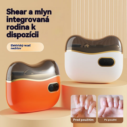 ✂️💅🔥 Πολυλειτουργικός Ηλεκτρικός Τρίφτης Νυχιών, Ηλεκτρικό Κόφτης Νυχιών με Προστασία από Τσιμπήματα
