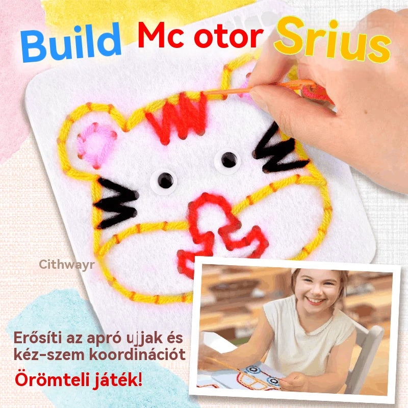 🎨 【Αγοράστε 2, πάρτε 2 δωρεάν】4 σετ για 28 ευρώ🧸Κιτ DIY για κουτί παιχνιδιών ραπτικής
