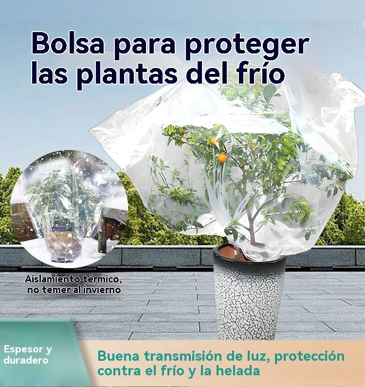 🌲【40cm*60cm】 10 είδη για 25 ευρώ❄️Διαφανείς σακούλες για την προστασία των οπωροφόρων δέντρων/φυτών από το κρύο, παρέχοντας χειμερινή προστασία από τον παγετό, τη βροχή και τις βροχοπτώσεις· προστατευτικά καλύμματα για μπονσάι/λουλούδια/δέντρα.