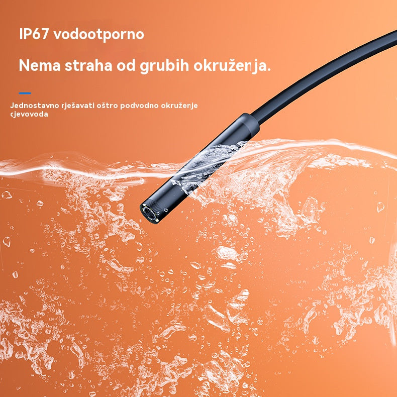 (Tip-C, USB, Micro USB) 3 x 1 ενδοσκόπιο 5m