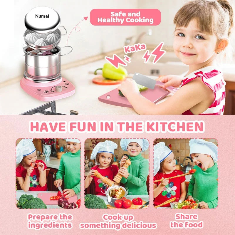 🎁【Το καλύτερο δώρο για παιδιά】🍳 Μίνι παιχνίδια κουζίνας για παιδιά