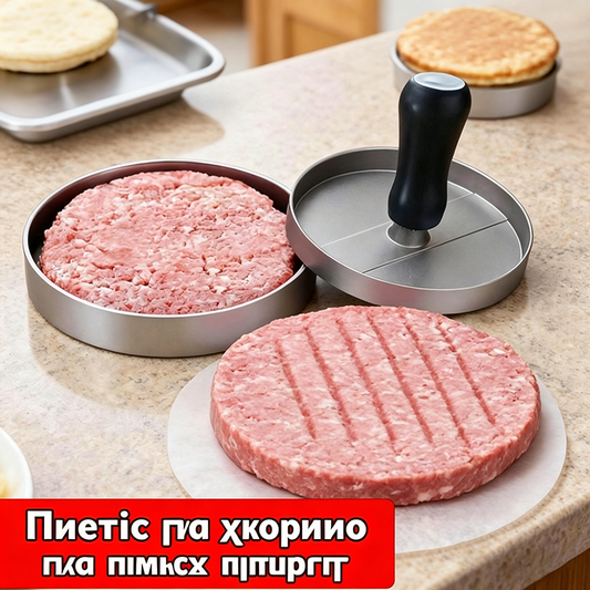 🍔🥩Στρογγυλή φόρμα για μπιφτέκια χάμπουργκερ