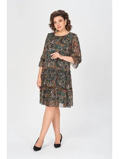 【🥇 Best Seller】💥👗【S-5XL】 Νέο ανοιξιάτικο εμπριμέ φόρεμα 2026