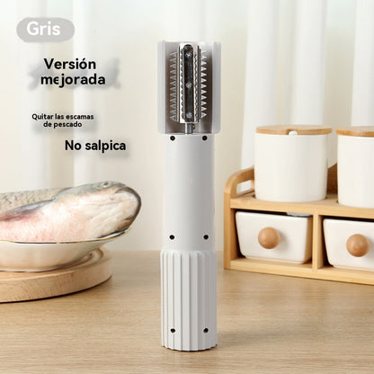 🐠Πλήρως αυτόματο, χειροκίνητο ηλεκτρικό ζυγαράκι ψαριών για οικιακή χρήση, με λεπίδα από ανοξείδωτο ατσάλι.