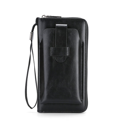 【30%OFF】】💼🔥Αγοράστε 1 και πάρτε 1 δωρεάν🔥Πολυλειτουργικό πορτοφόλι για άνδρες, χειροποίητο από γνήσιο δέρμα, σε νέο στυλ