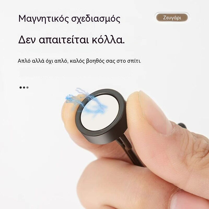 【10 τεμάχια】Μαγνητικός μεταλλικός γάντζος, δεν απαιτείται τρύπημα, μέγιστη χωρητικότητα φορτίου 38 κιλά.
