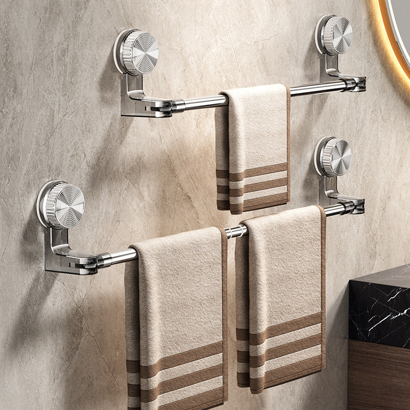 🎁✨🚿Ελαφρύς σχεδιασμός χωρίς τρυπήματα — Αναδιπλούμενη βάση πετσετών με βεντούζα