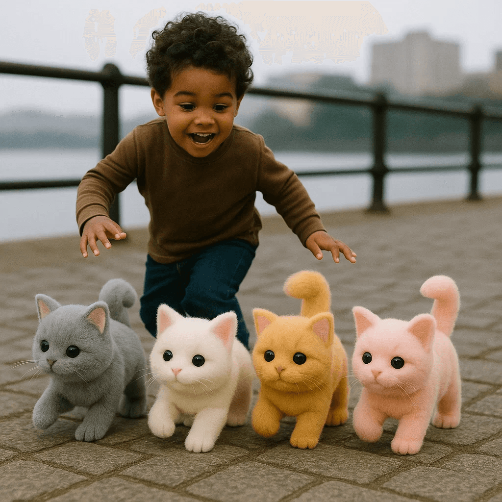 🟣🎁🐱Τα ρεαλιστικά μου παιχνίδια για γάτες: 🐾Φέρτε ατελείωτη χαρά και ζεστασιά.