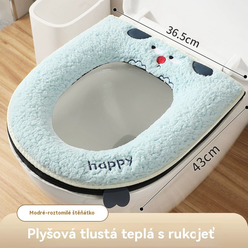 🔥🚽🔥 2 τεμάχια μόνο με 26€✅Αγοράστε 1 και πάρτε 1 δωρεάν🎁Ζεστά χειμωνιάτικα καλύμματα τουαλέτας με επένδυση από φλις