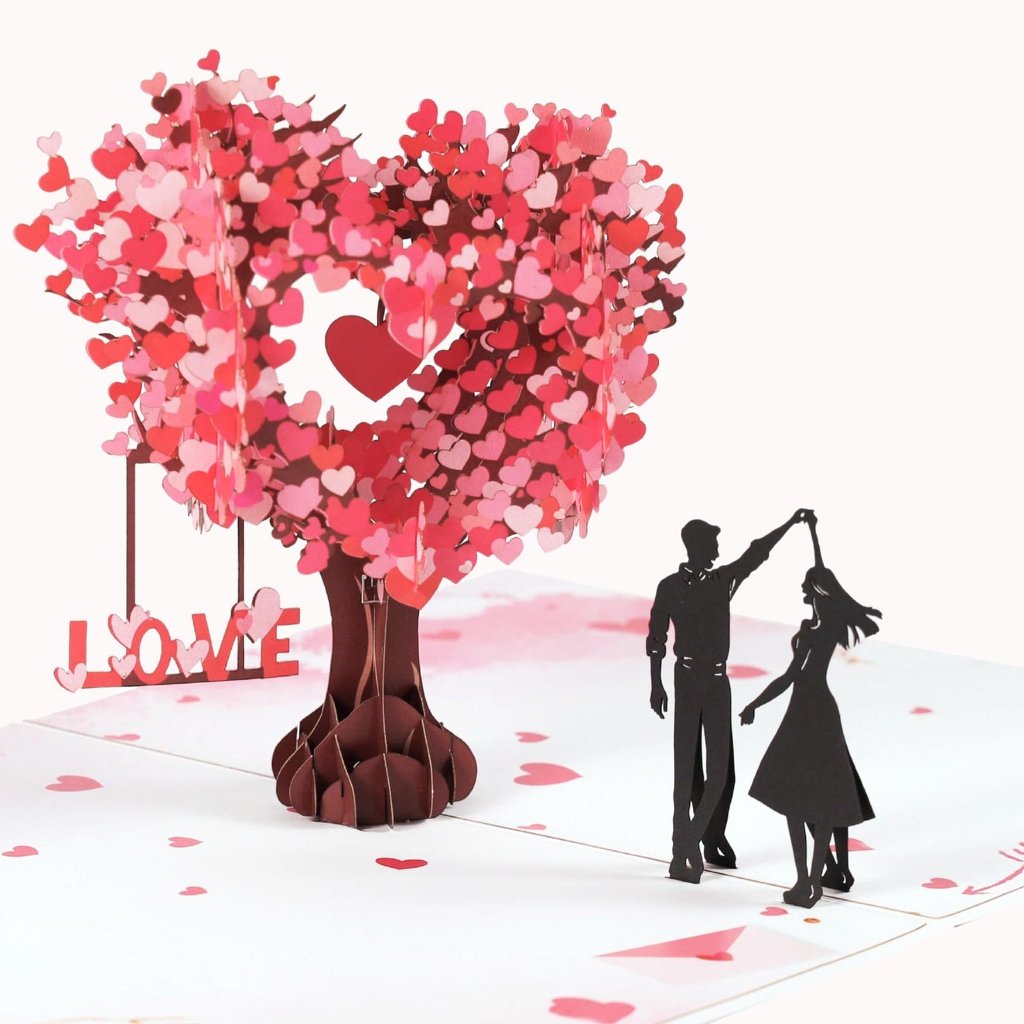 💕2 σετ για 25 ευρώ💞Κάρτα για την Ημέρα του Αγίου Βαλεντίνου: Τρισδιάστατη ευχετήρια κάρτα με δέντρο σε σχήμα καρδιάς