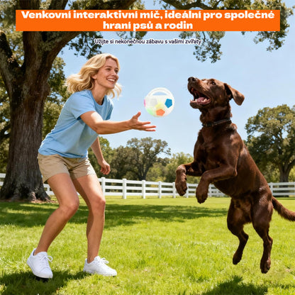 ⚽🐕🐾🔥Παιχνίδι για σκύλους - ποδόσφαιρο, διαδραστικό και ανθεκτικό στα δαγκώματα υλικό για border collie, labrador και κόργκι.