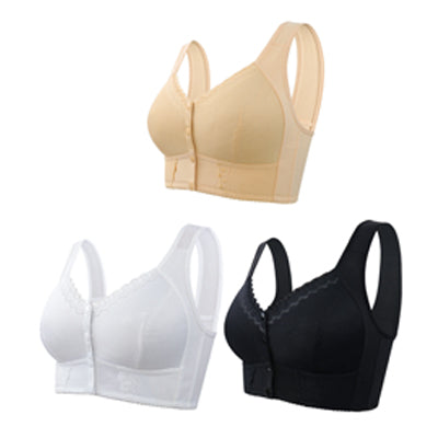 💕（3τμχ）Προσφορά περιορισμένης διάρκειας🎁【45kg-155kg】Υπερμεγέθης, αναπνέει, μαλακό βαμβάκι, υπερμεγέθης ιμάντας ιδρώτα με μπροστινά κουμπιά