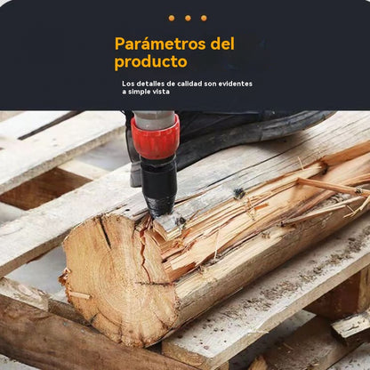 【Τρυπάνι σχισίματος κορμών 35 mm + 3 τύποι στελέχους】🪵⚙️ Ηλεκτρικό τρυπάνι σχισίματος κορμών από ενισχυμένο χάλυβα, ισχυρό και αβίαστο