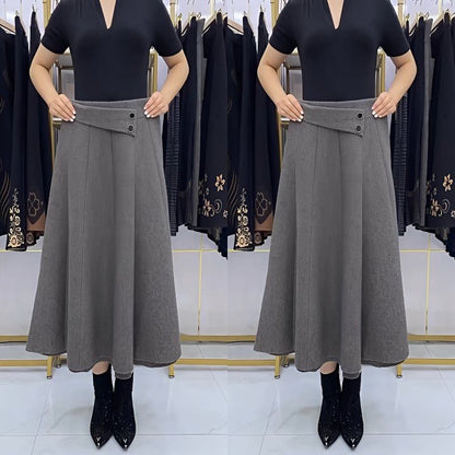 【Πολυβραβευμένο】👗🎀Μοντέρνα και κομψή λεπτή φούστα, απαλή, άνετη και με υψηλή ελαστικότητα