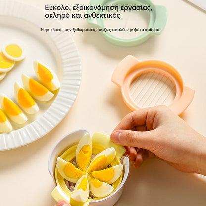 【Αγοράστε ένα και πάρτε ένα δωρεάν】🍳 Πολυλειτουργικός κόφτης αυγών 3 σε 1, κόψε αυγά εύκολα και όμορφα