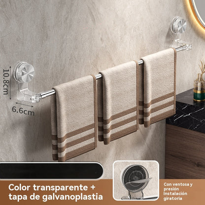 🎁✨🚿Ελαφρύς σχεδιασμός χωρίς τρυπήματα — Αναδιπλούμενη βάση πετσετών με βεντούζα