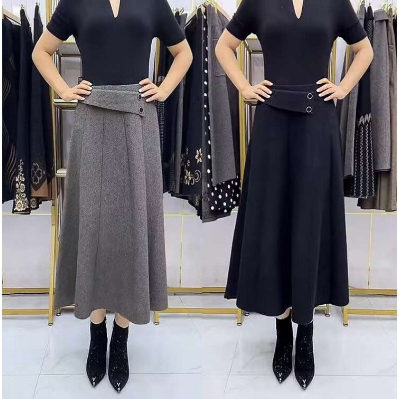 【Πολυβραβευμένο】👗🎀Μοντέρνα και κομψή λεπτή φούστα, απαλή, άνετη και με υψηλή ελαστικότητα