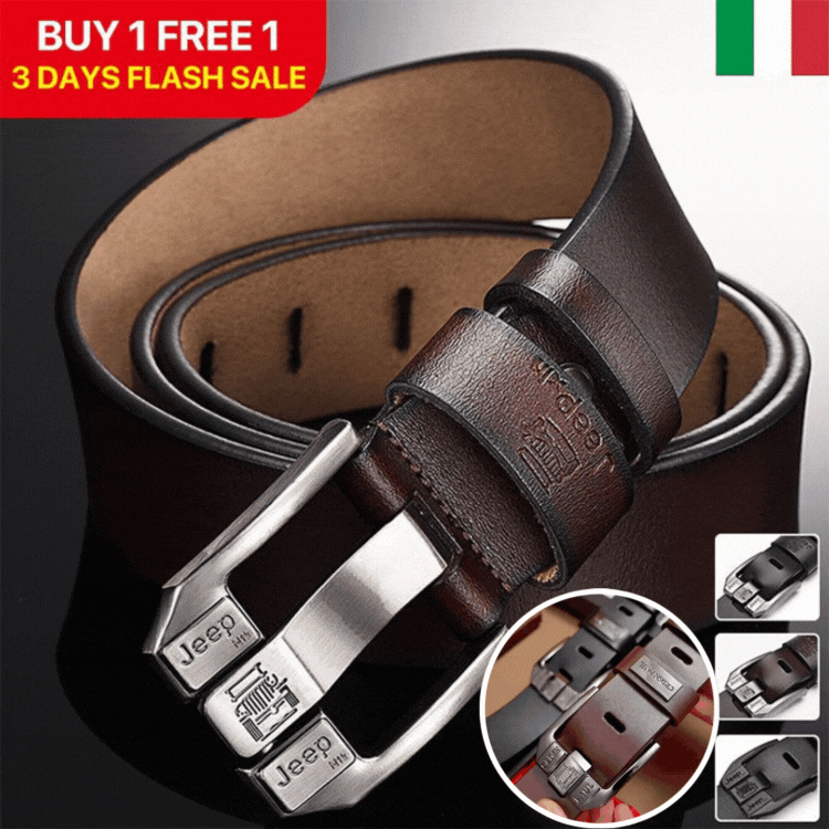 📢😍【Αγοράστε 1 και πάρτε 1 δωρεάν】δύο για 27 €——Μέση τιμή 13.5 ευρώ🔥Υψηλής ποιότητας ρετρό ανδρική ζώνη, κατασκευασμένη από γνήσιο τζιν και δέρμα, απλή και κομψή.