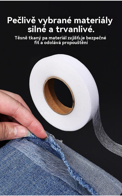 💟【Σετ 3 τεμαχίων】Φτιαγμένο πανί σιδερώματος, αυτοκόλλητο διπλής όψης, εύτηκτο φύλλο