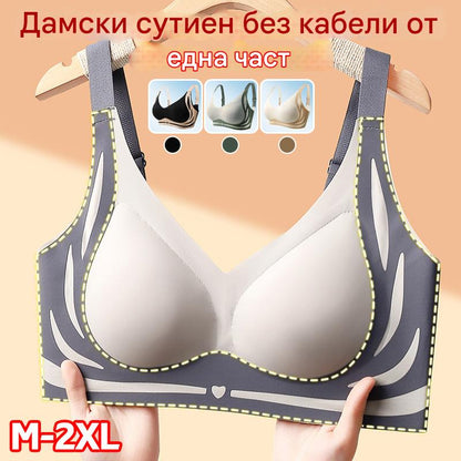😍【Συσκευασία 2】Γυναικείο Σουτιέν με Ασύρματη Σύνδεση σε Ολόσωμο Μήκος❤️【40-85KG】