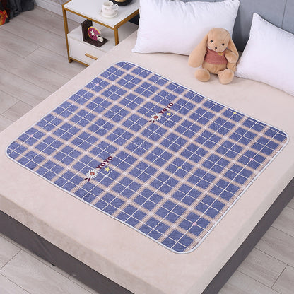 【50% έκπτωση】 (80*120cm)  🛌 Μαξιλαράκι περιποίησης πάνας ενηλίκων 4 στρώσεων που πλένεται και αναπνέει