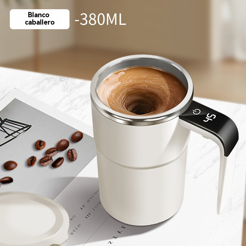 ☕🔋Σετ φλιτζανιών καφέ που ξαναγεμίζουν με αυτόματο μαγνητικό αναδευτήρα⚡