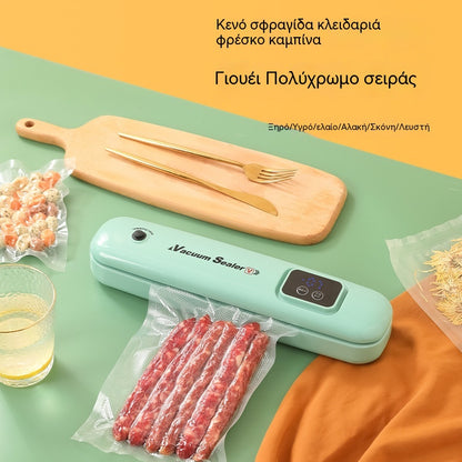 🥩🥦Αυτόματη μηχανή κενού αέρος | Διατηρεί τα τρόφιμα φρέσκα περισσότερο