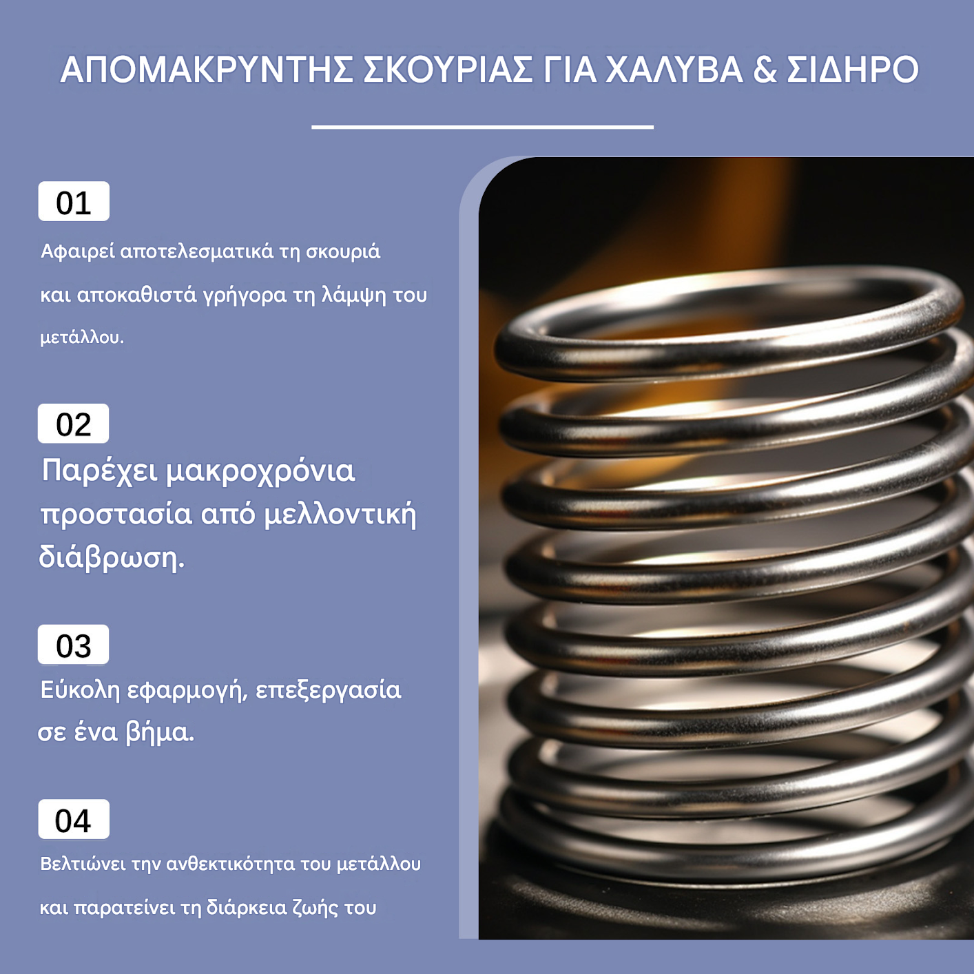 【30%OFF】[Αγοράστε ένα και πάρτε ένα δωρεάν] 🔥 Αφαιρετικό σκουριάς χάλυβα υψηλής συγκέντρωσης