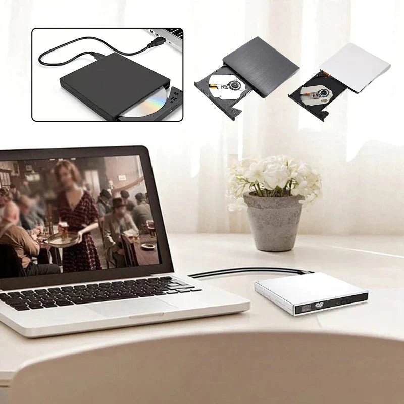 📢📢50% έκπτωση! 💿💻 Εξωτερική μονάδα CD/DVD – Plug & Play, φορητή και συμβατή με Mac/Windows