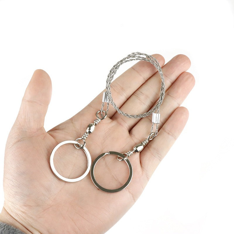 🔥Αγοράστε 2 και πάρτε 1 δωρεάν🔥Εξοπλισμός επιβίωσης από ανοξείδωτο ατσάλι με συρματόπριον – Ανθεκτικό και φορητό ⚡