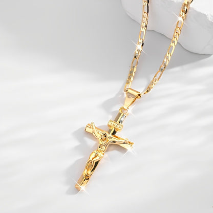 2 τεμάχιο✝️✨【Αγοράστε ένα, πάρτε ένα δωρεάν】✝️Κολιέ με Σταυρό του Ιησού
