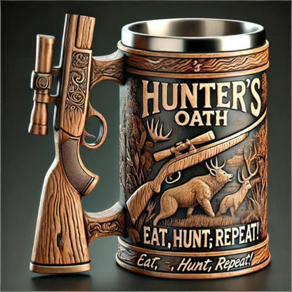 🔫☕ Κούπα με χαραγμένο θέμα το κυνήγι