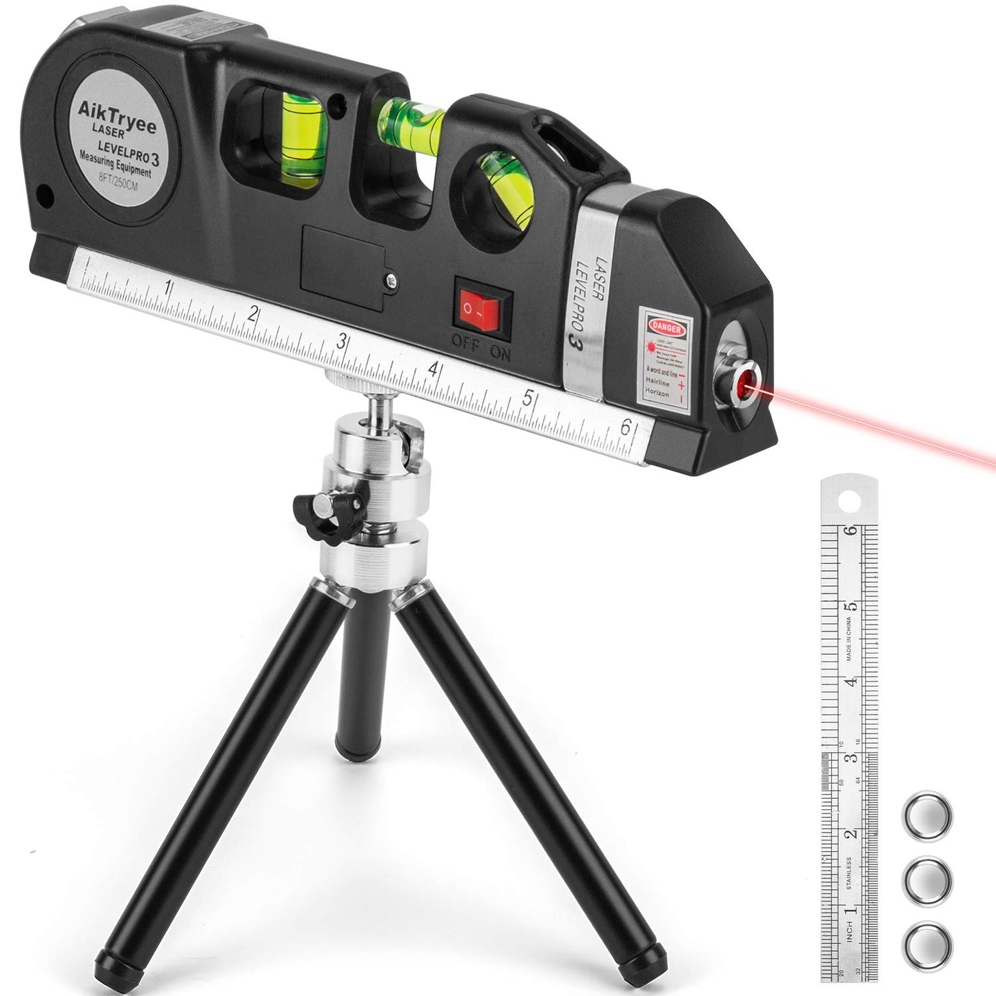 🔥🔥【Αγοράστε 1 και πάρτε 1 δωρεάν】 Επίπεδο λέιζερ 4 σε 1 με φορητό όργανο μέτρησης διακόσμησης με υπέρυθρες ακτίνες χαμηλού επιπέδου