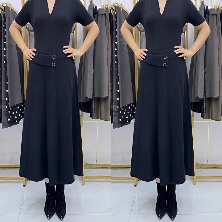 【Πολυβραβευμένο】👗🎀Μοντέρνα και κομψή λεπτή φούστα, απαλή, άνετη και με υψηλή ελαστικότητα