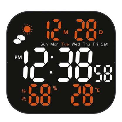 🕰️Πάνω από 50.000 τεμάχια πουλήθηκαν! 🛏️ 40% έκπτωση για περιορισμένο χρονικό διάστημα! Ψηφιακό ρολόι για το σπίτι και το γραφείο: ξυπνήστε απαλά και ξεχάστε τα ενοχλητικά ξυπνητήρια! Ρυθμιζόμενη φωτεινότητα, αθόρυβη λειτουργία τη νύχτα. 🌙