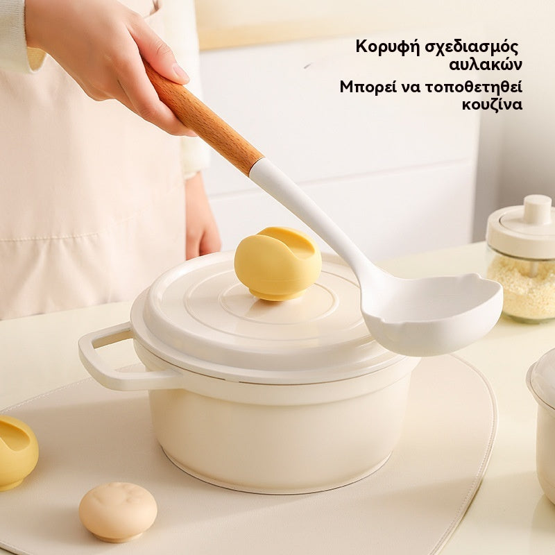 🔥🥄【Σετ 3 τεμαχίων: μεγάλο, μεσαίο, μικρό】Πολυλειτουργικό κάλυμμα | Προστασία & βάση εργαλείων