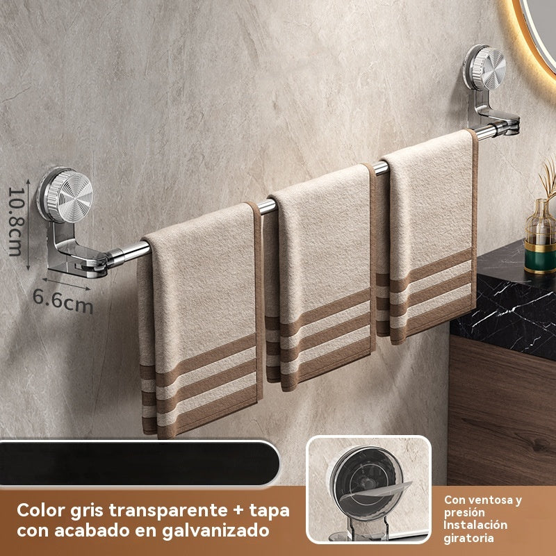 🎁✨🚿Ελαφρύς σχεδιασμός χωρίς τρυπήματα — Αναδιπλούμενη βάση πετσετών με βεντούζα
