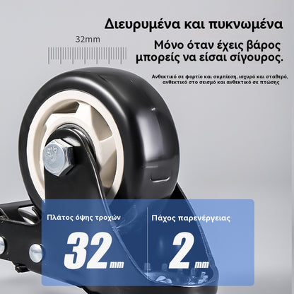 【4 στοιχεία】Αθόρυβες και ανθεκτικές στη φθορά τροχοί γενικής χρήσης