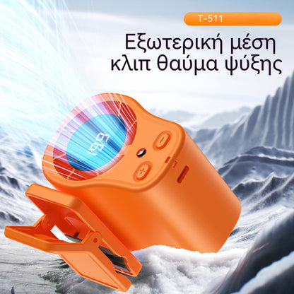 🔥🔥Μίνι ανεμιστήρας υψηλής ταχύτητας με κλιπ μέσης, πολυλειτουργικός αδιαβάθμητος έλεγχος ταχύτητας, επιτραπέζιος ανεμιστήρας με κλιπ.
