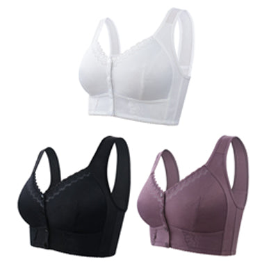 💕（3τμχ）Προσφορά περιορισμένης διάρκειας🎁【45kg-155kg】Υπερμεγέθης, αναπνέει, μαλακό βαμβάκι, υπερμεγέθης ιμάντας ιδρώτα με μπροστινά κουμπιά