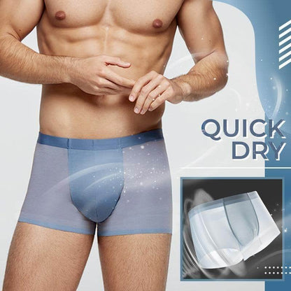 💥💥【💥💥 7 κομμάτια 32€】【35-95kg】Ανδρικό αναπνεύσιμο μποξεράκι από μετάξι πάγου, καλοκαίρι 2026
