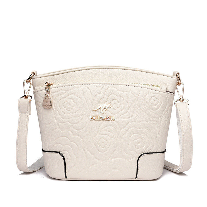 👜✨Δερμάτινη τσάντα με ανάγλυφο σχέδιο | Κομψότητα για κάθε εμφάνιση