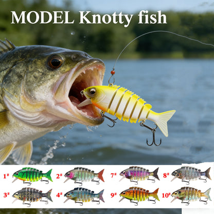 【30%OFF】🔥5 στοιχεία🎣🐟Τμηματοποιημένο βιονικό δόλωμα ψαριών